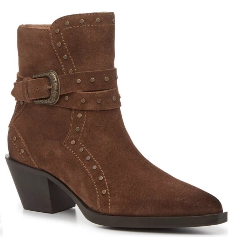Like New Crown Vintage Kilon Icon Western Brown Suede Boots